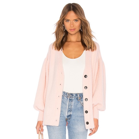 LPA Mercy Cardigan Light Pink XS NWOT - Picture 3 of 13